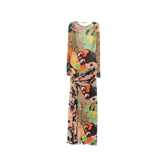 ETRO Dresses & Skirts - Etro Women Draped Maxi Dress With Paisley Print
